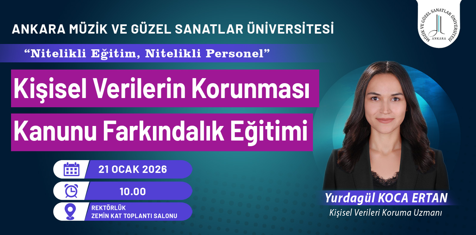 Kişisel Verilerin Korunması Kanunu Farkındalık Eğitimi Slide