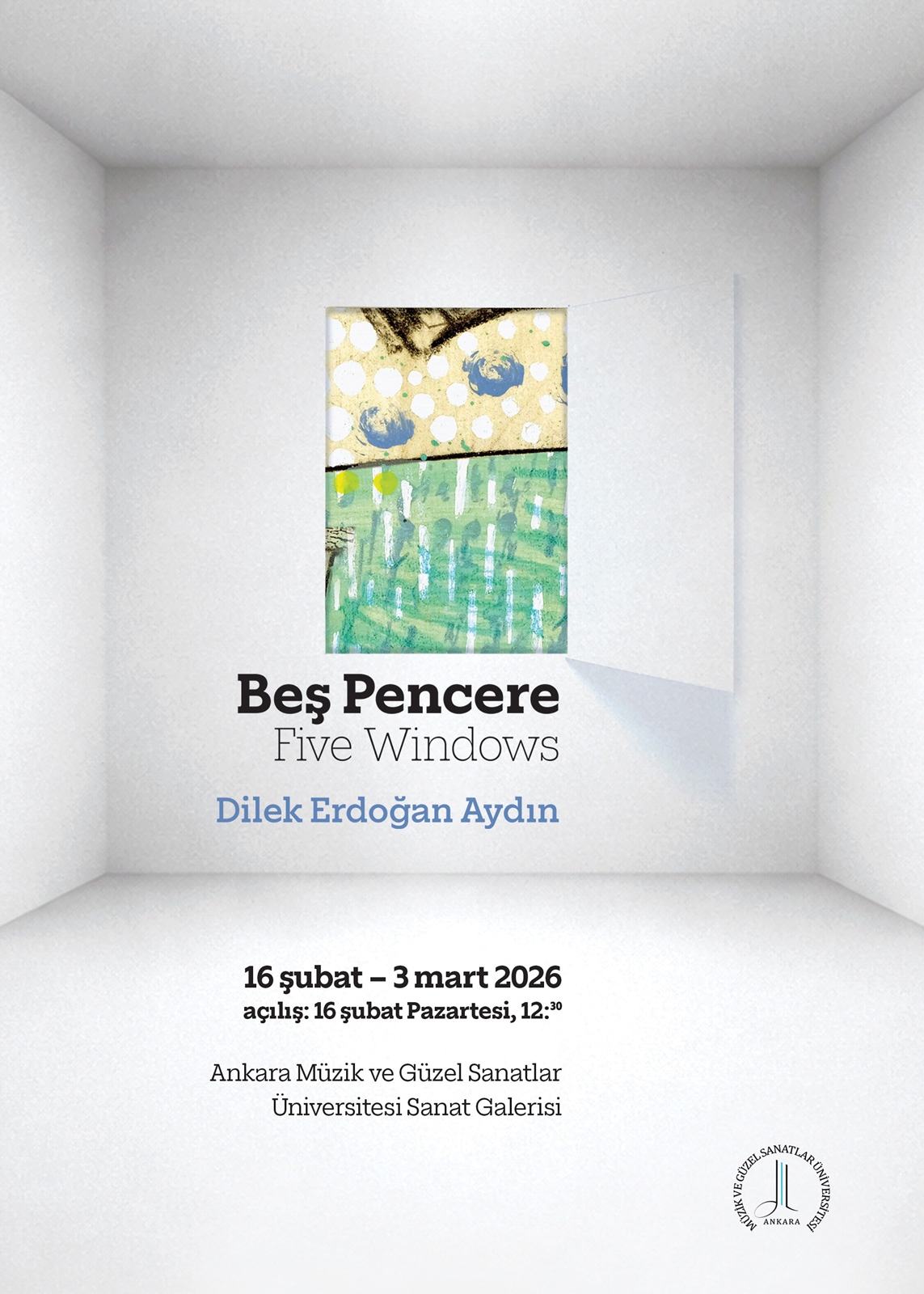 Dilek Erdoğan Aydın Beş Pencere Kişisel Sergisi