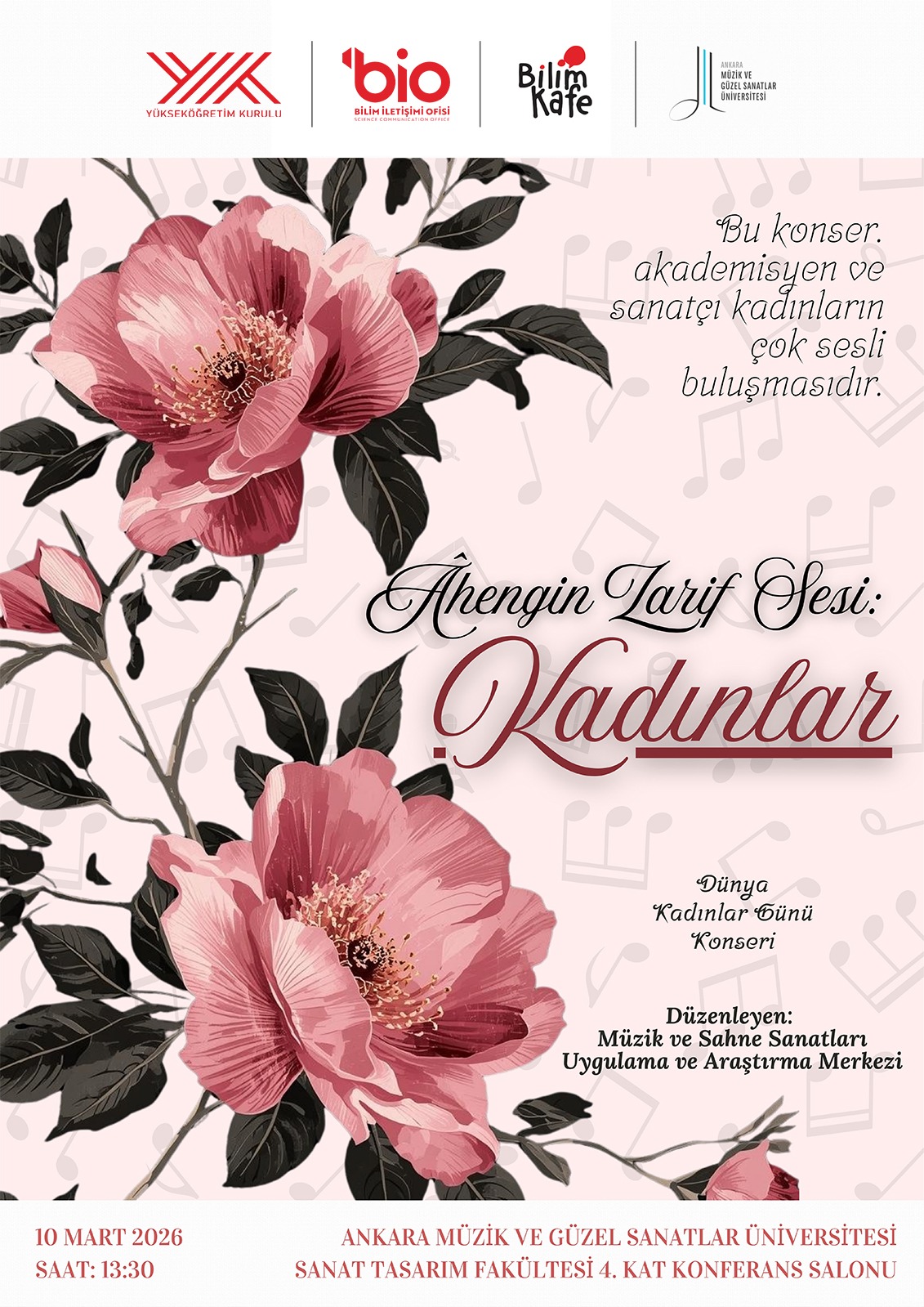 "Ahengin Latif Sesi: Kadınlar" Dünya Kadınlar Günü Konseri