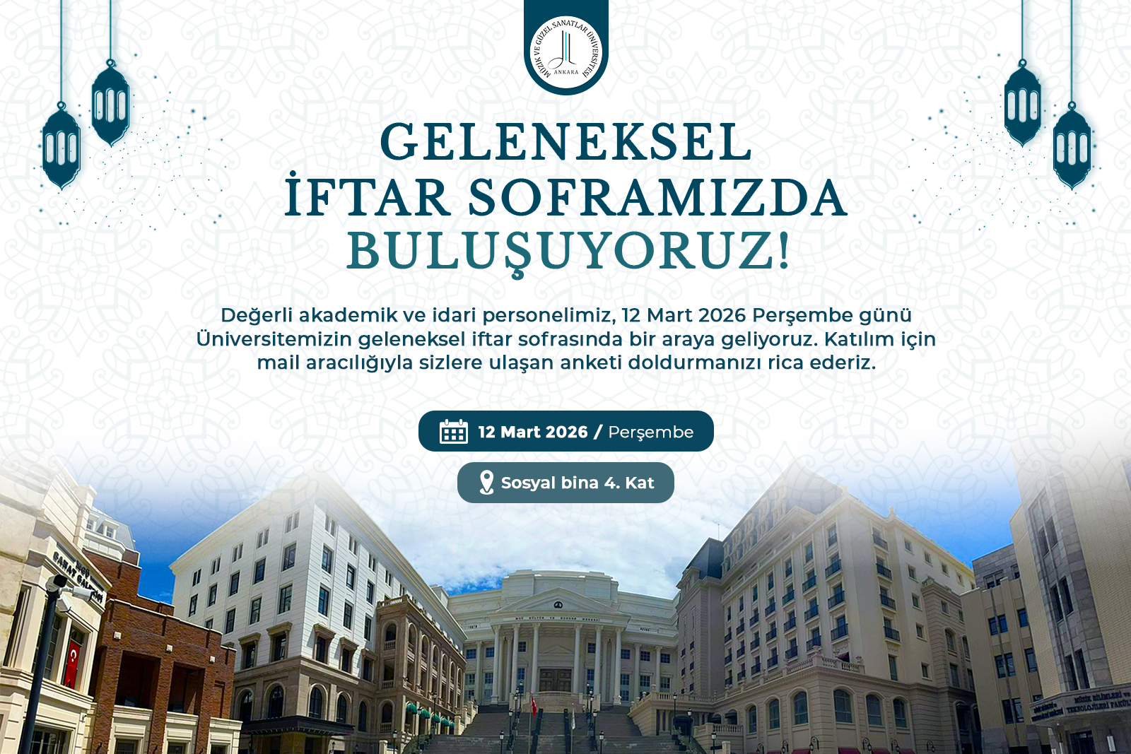 Geleneksel İftar Soframızda Buluşuyoruz!