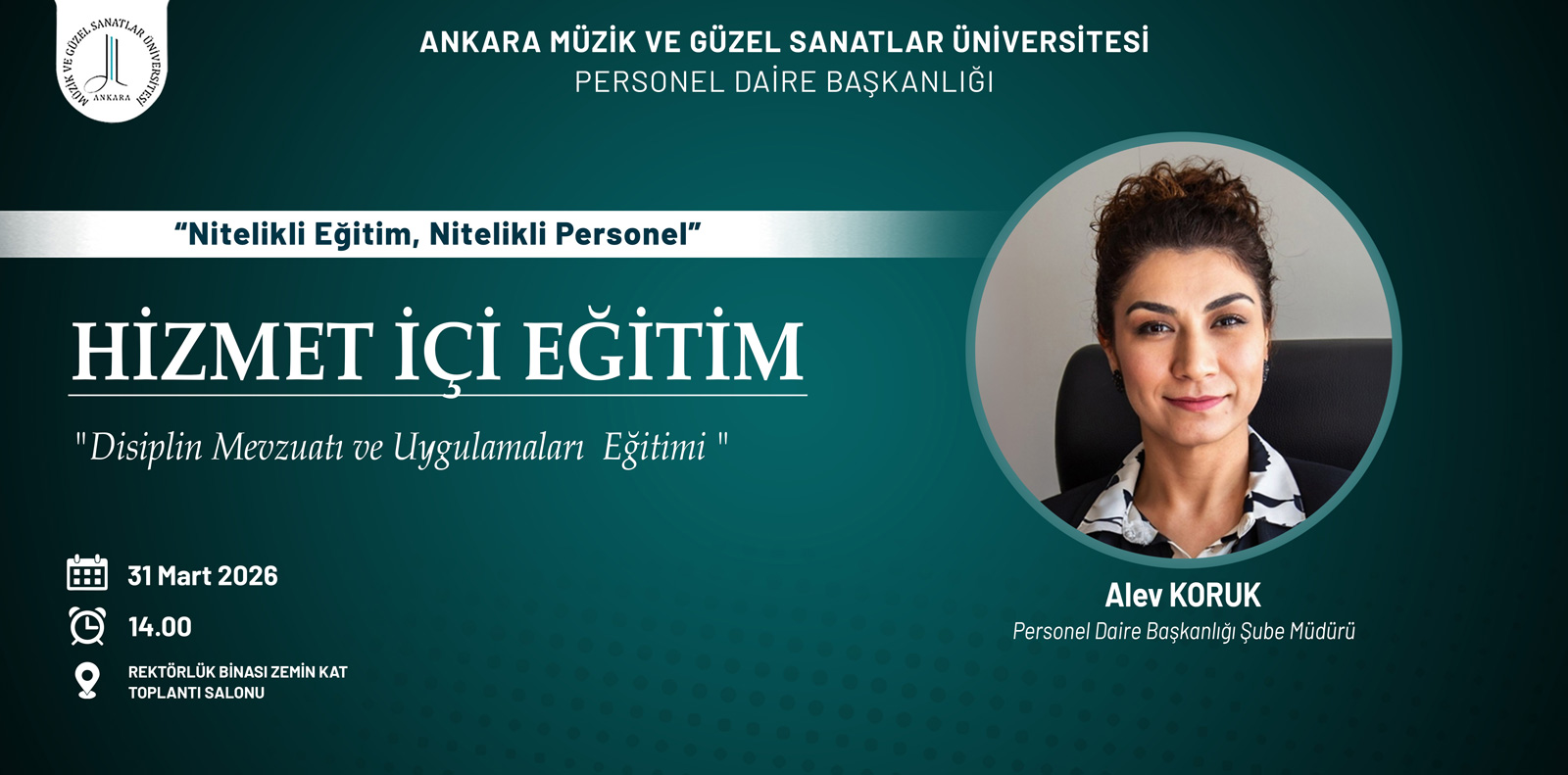 Hizmet İçi Eğitim Disiplin Mevzuatı ve Uygulamaları Eğitimi