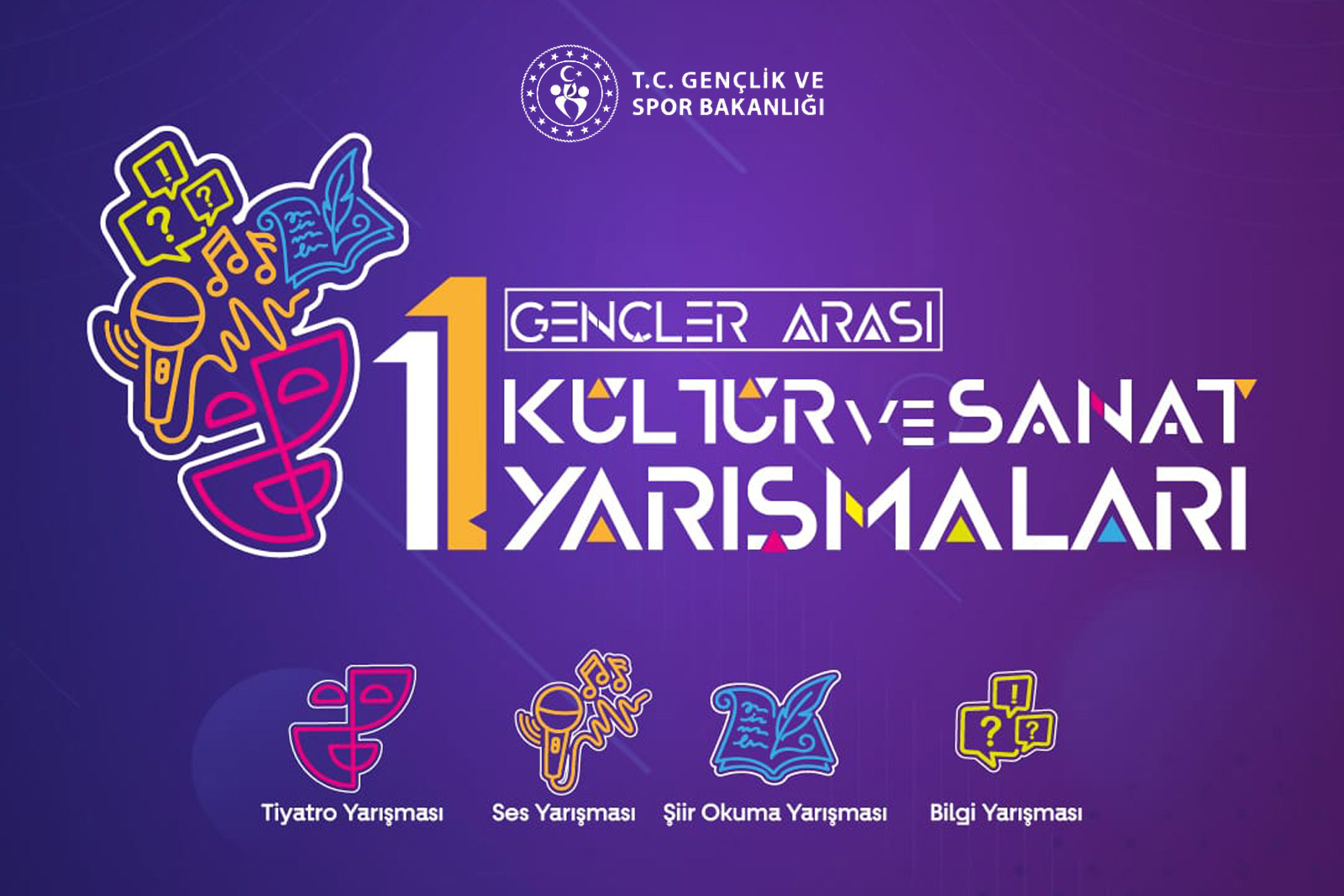 T.C. Gençlik ve Spor Bakanlığı Gençler Arası Kültür ve Sanat Yarışmaları Başvuruları Başladı
