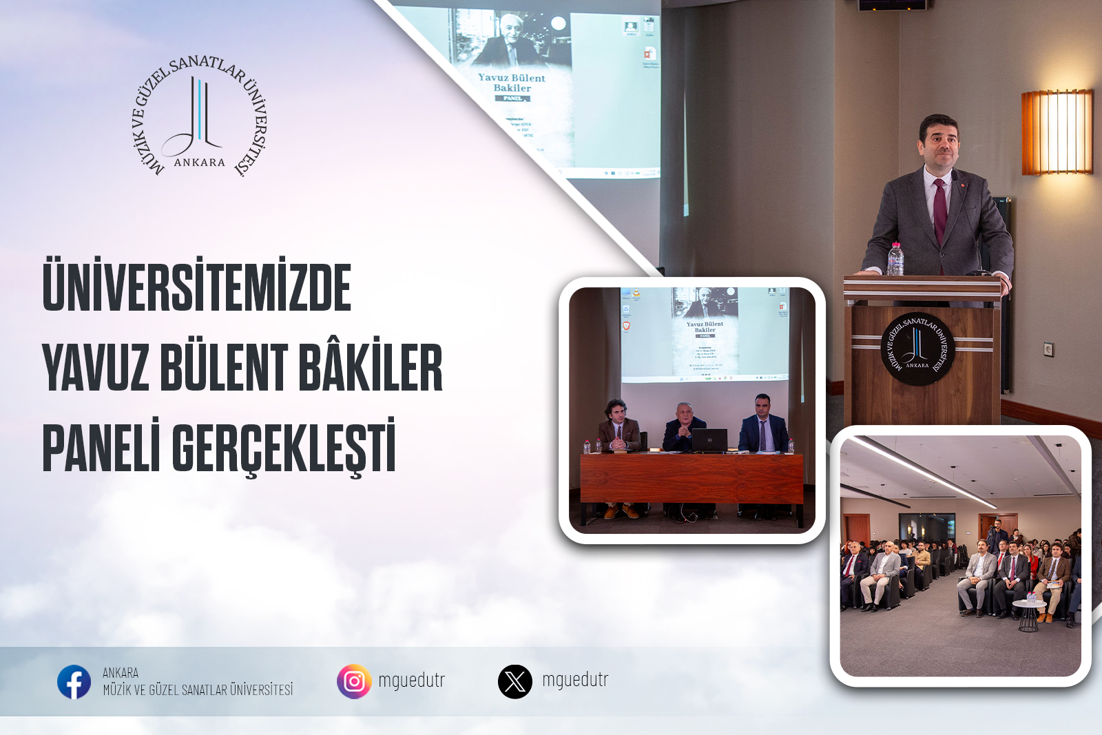 Üniversitemizde Yavuz Bülent Bâkiler Paneli Gerçekleşti