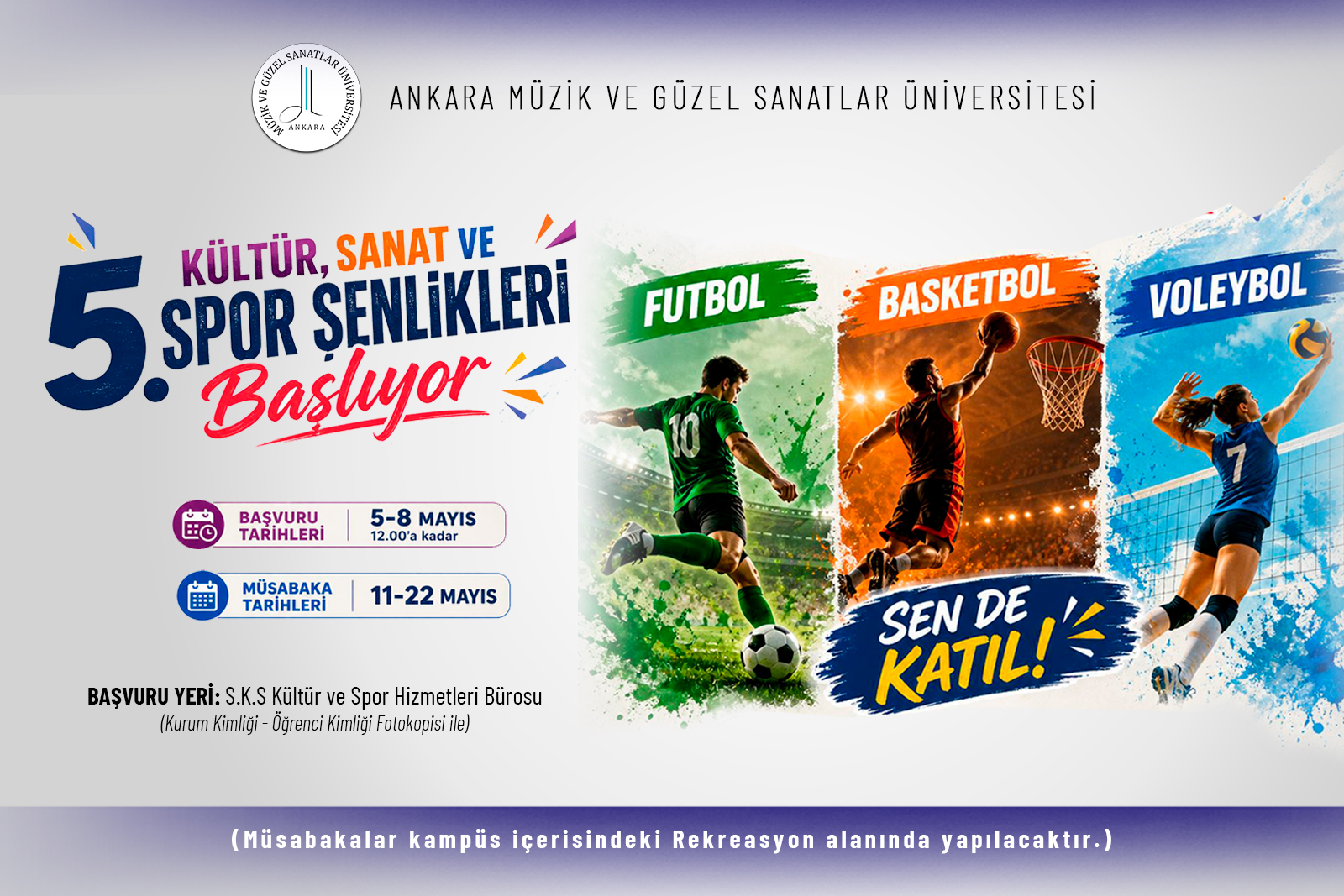 5.Kültür, Sanat ve Spor Şenlikleri Başlıyor Slider