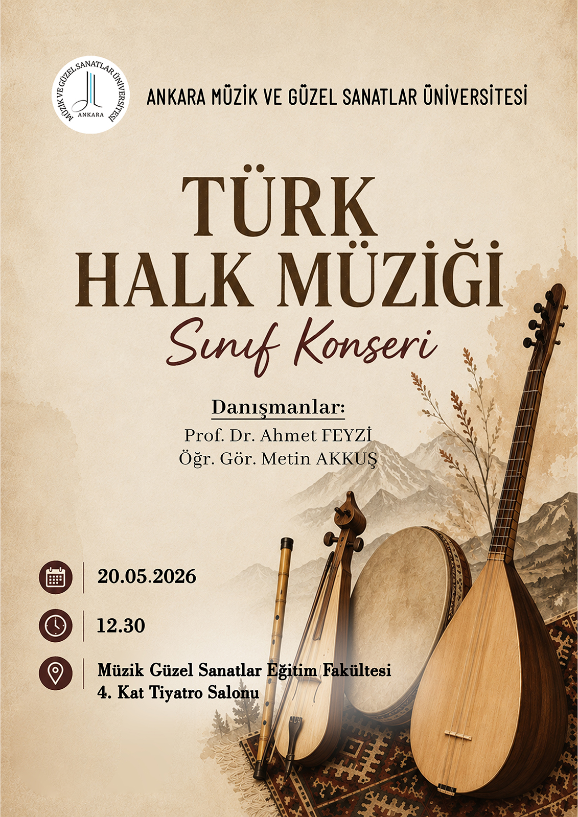 Türk Halk Müziği Sınıf Konseri