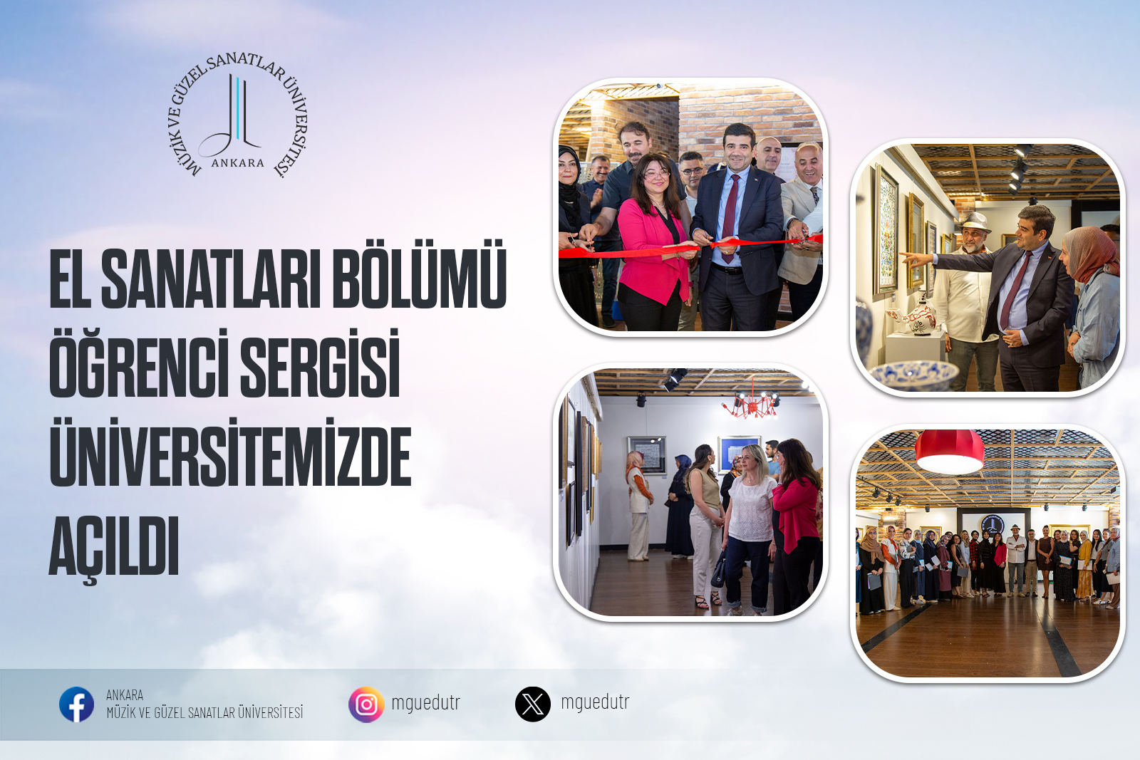 El Sanatları Bölümü Öğrenci Sergisi Üniversitemizde Açıldı