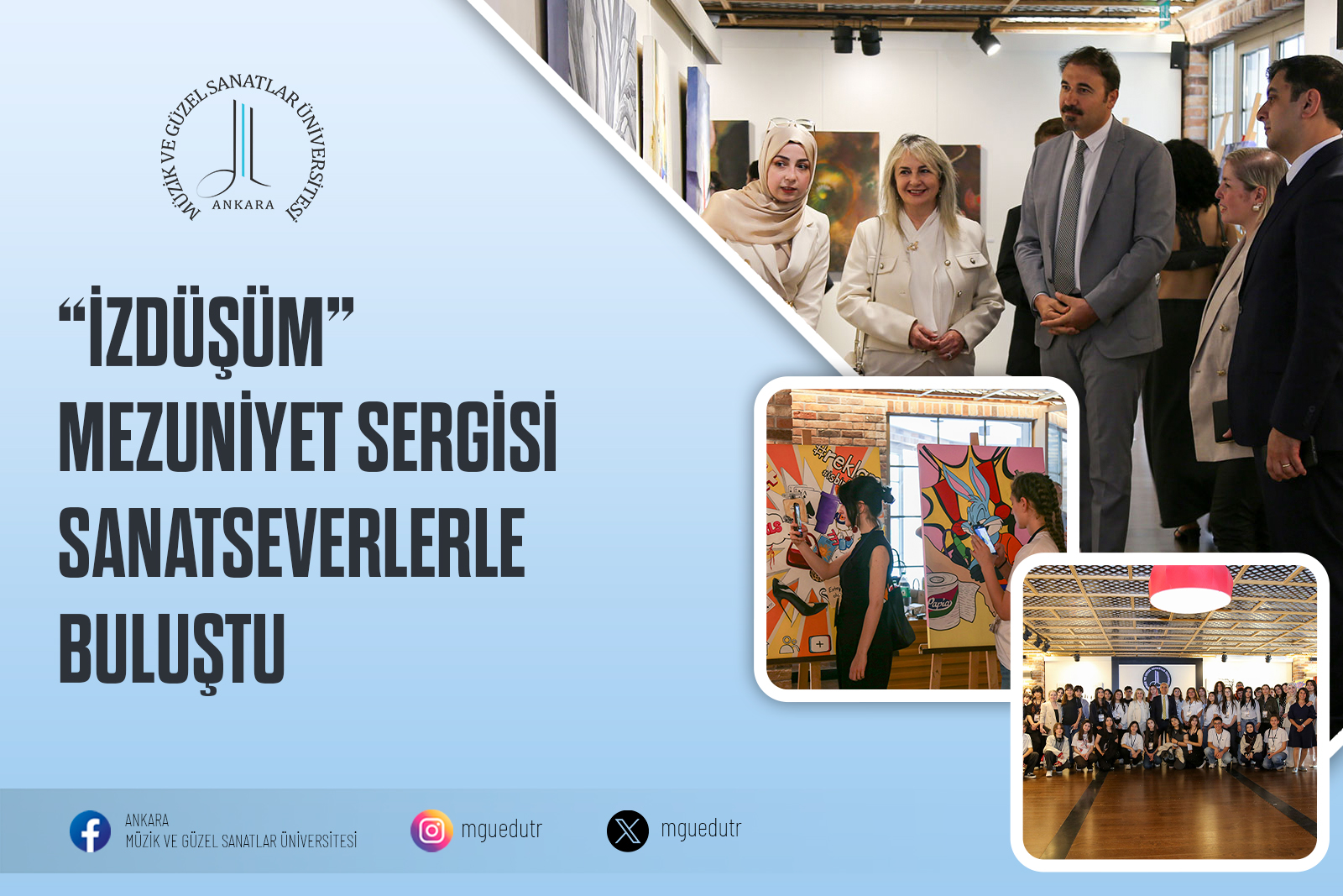 İZDÜŞÜM Mezuniyet Sergisi Sanatseverlerle Buluştu