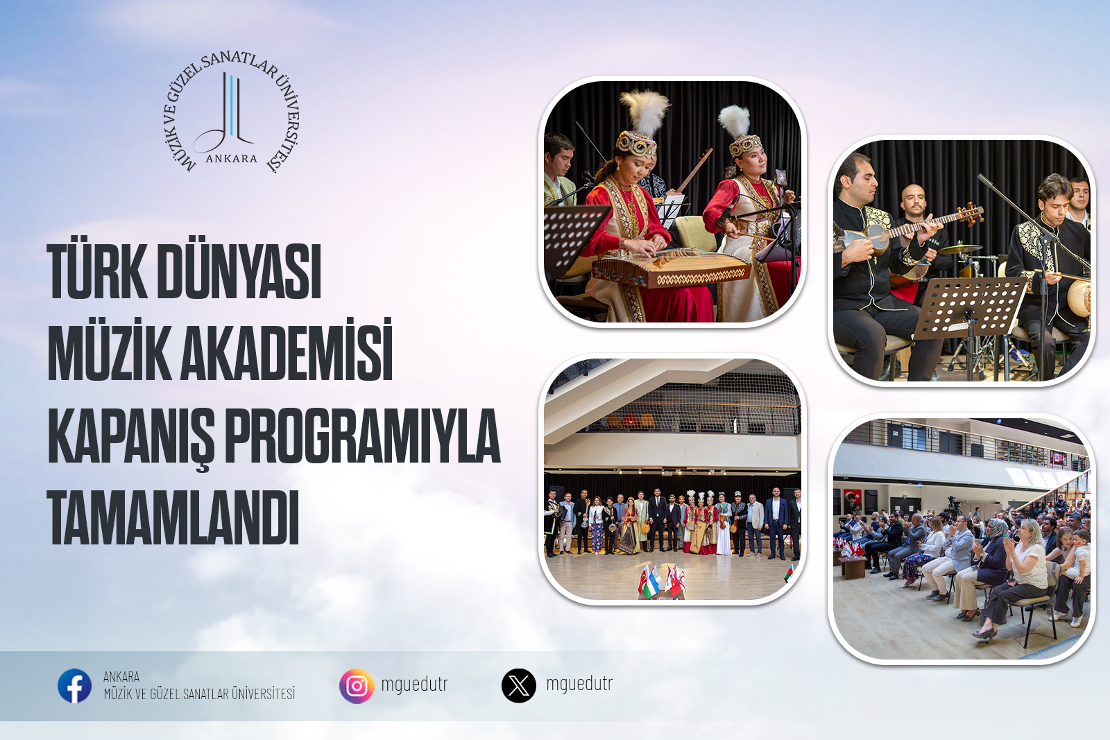 Türk Dünyası Müzik Akademisi Kapanış Programıyla Tamamlandı