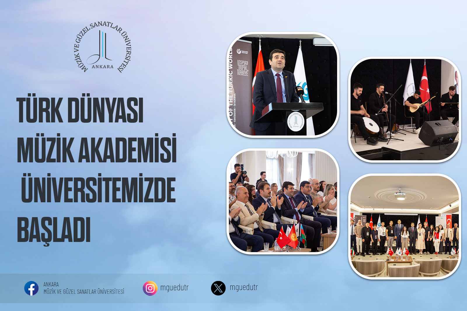 Türk Dünyası Müzik Akademisi Üniversitemizde Başladı