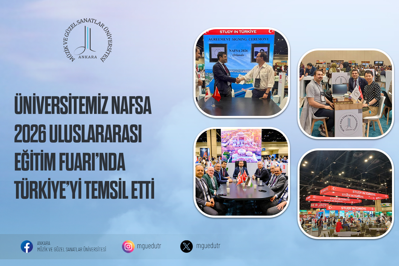 Üniversitemiz NAFSA 2026 Uluslararası Eğitim Fuarı’nda Türkiye’yi Temsil Etti
