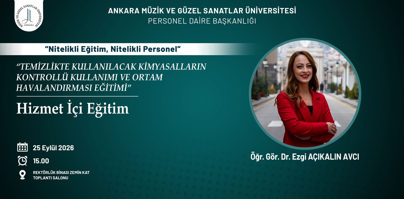 Temizlikte Kullanılacak Kimyasalların Kontrollü Kullanımı ve Ortam Havalandırması Eğitimi