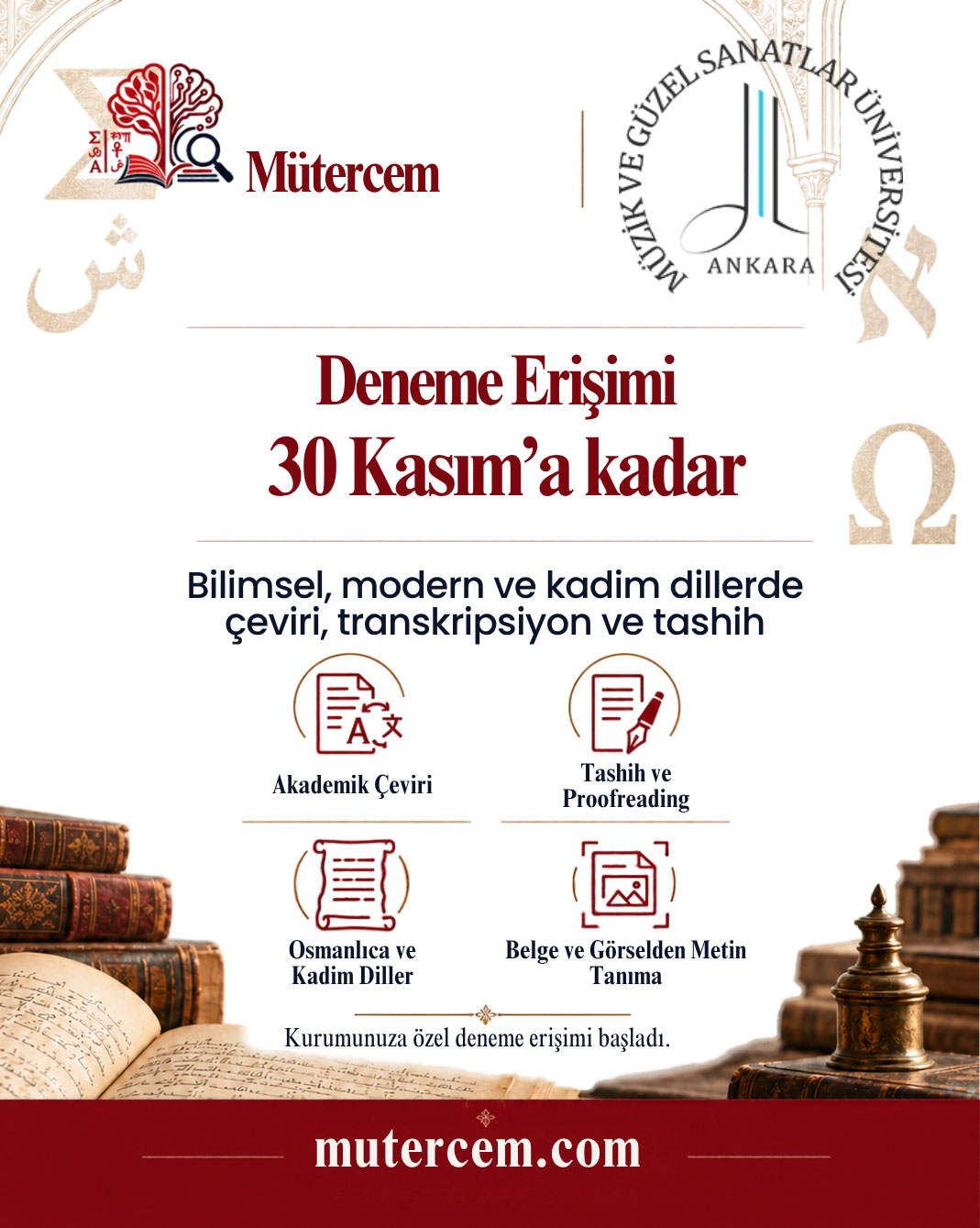 Mütercim 30 Kasım 2026 Tarihine Kadar Deneme Erişimine Açılmıştır Afiş